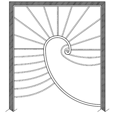 Nautilus Curved Stair Design