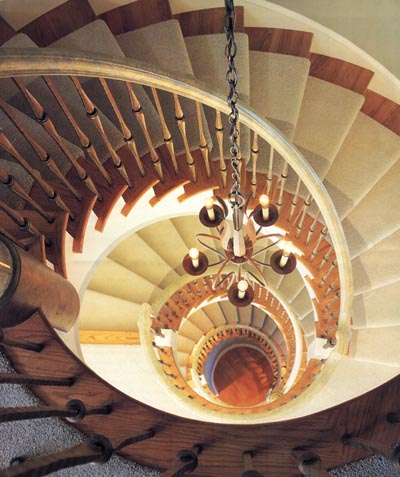 4 Story Circular Curved Stair